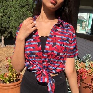 Digi print shirt / overthrow